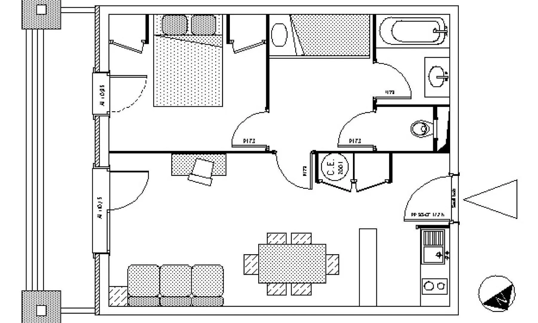 Apartamento Residence Le Clos Vanoise - 2 Pieces Pour 6 Personnes Mae-4471 Bessans